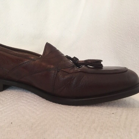 Johnston Murphy Handcrafted Tassel Loafer Shoe 10W